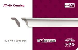 Molduras Atenneas at-40 x 2 mts. 