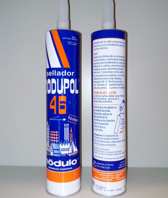 Sellador Nodupol 46 cartucho blanco x 300 ml.