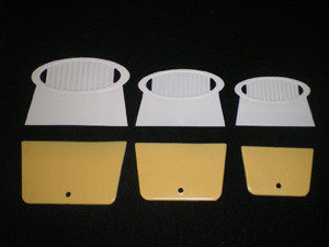 Lamina plastica p/masillar