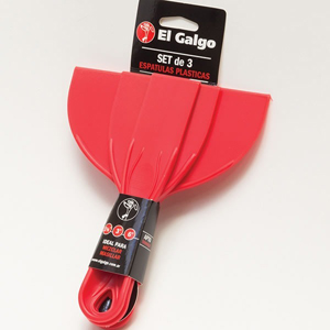 Set de espatulas plasticas El Galgo