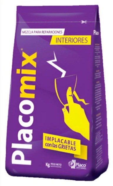 Placo mix interior blanco x 3.5 kgs.