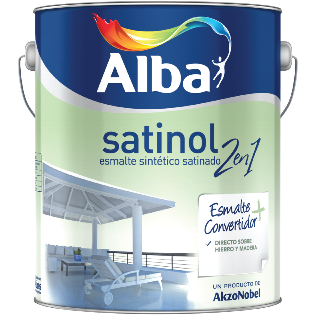 Satinol 2 en 1 satinado x 1 lt.
