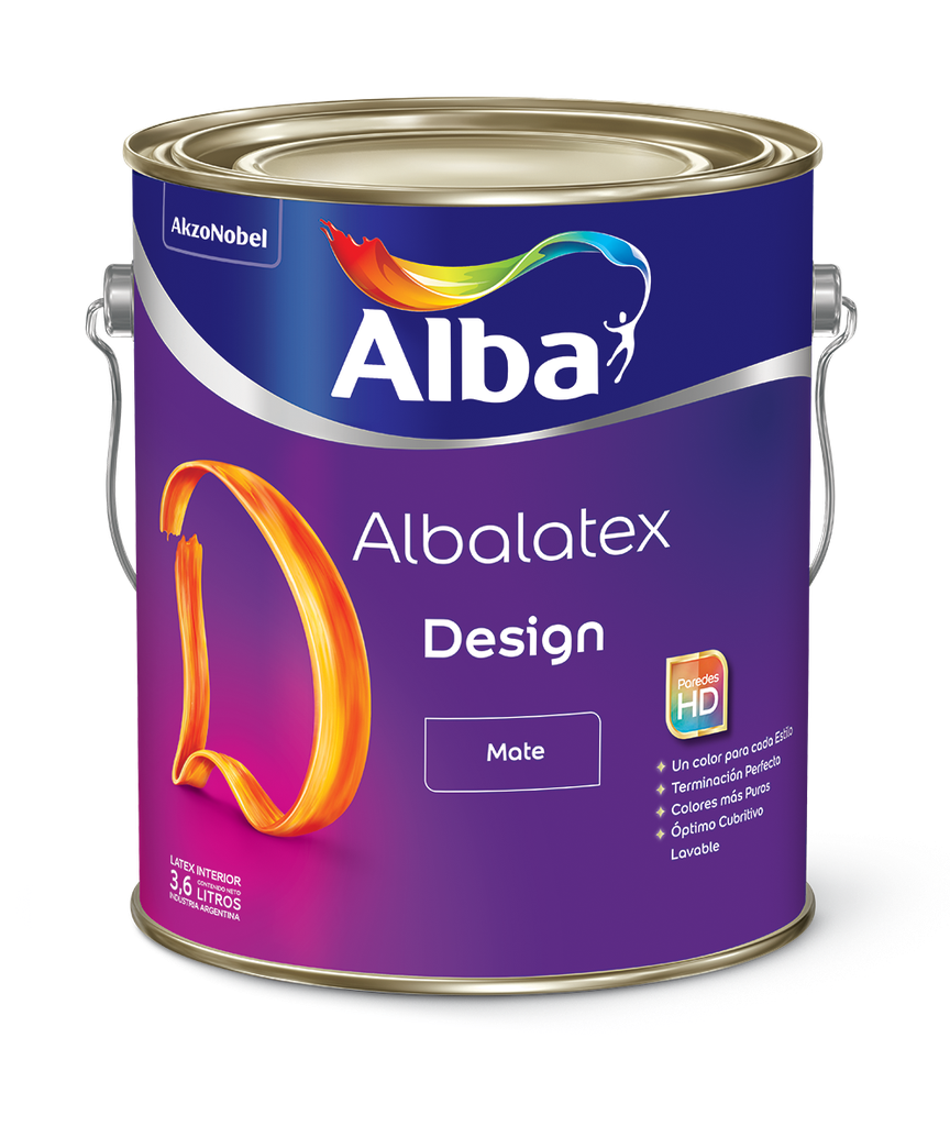 Albalatex design color x 4 lts.