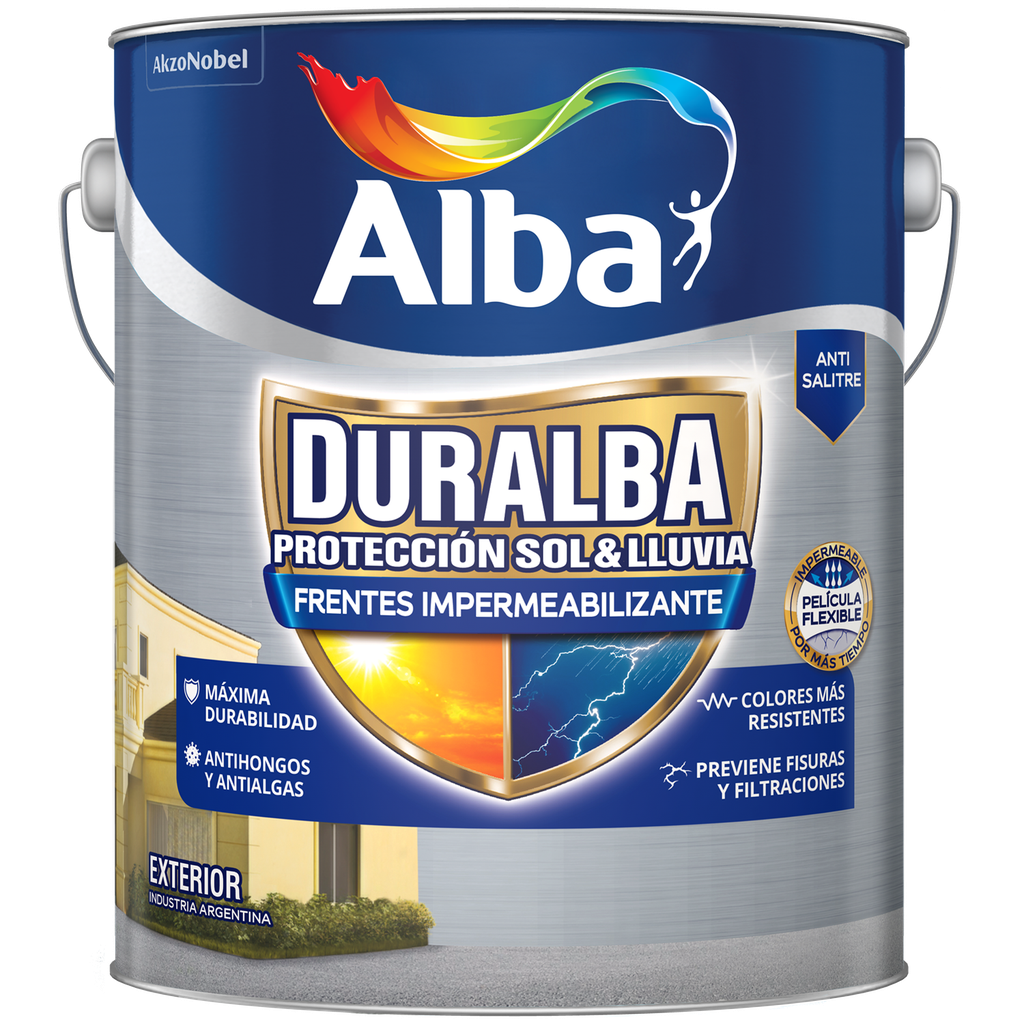 Duralba frentes y muros x 4 lt.