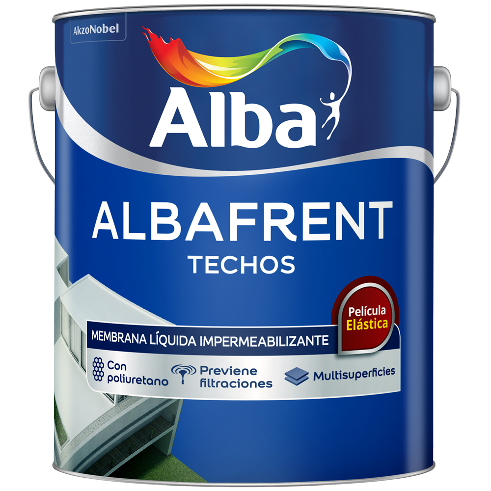 Albafrent techos blanco x 10 lts.