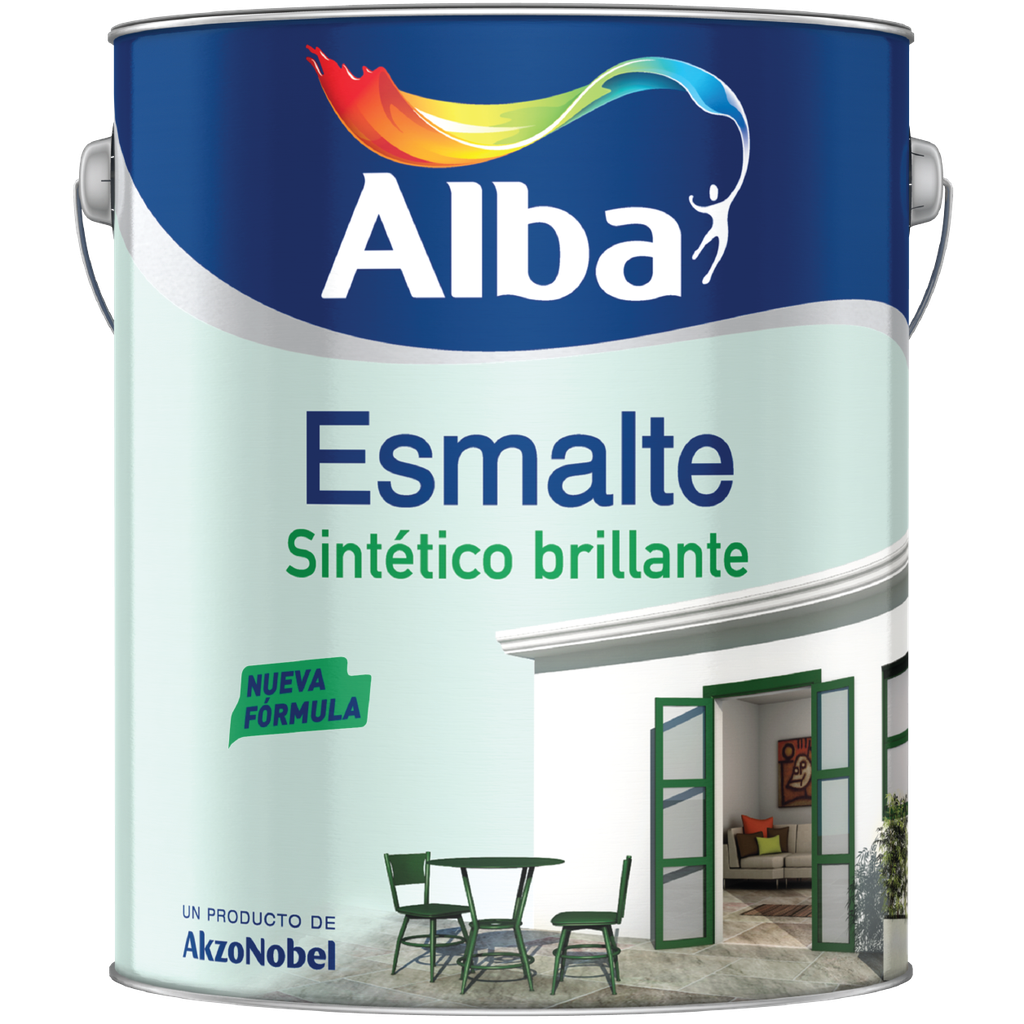 Alba esmalte bte color x0.500 lt.