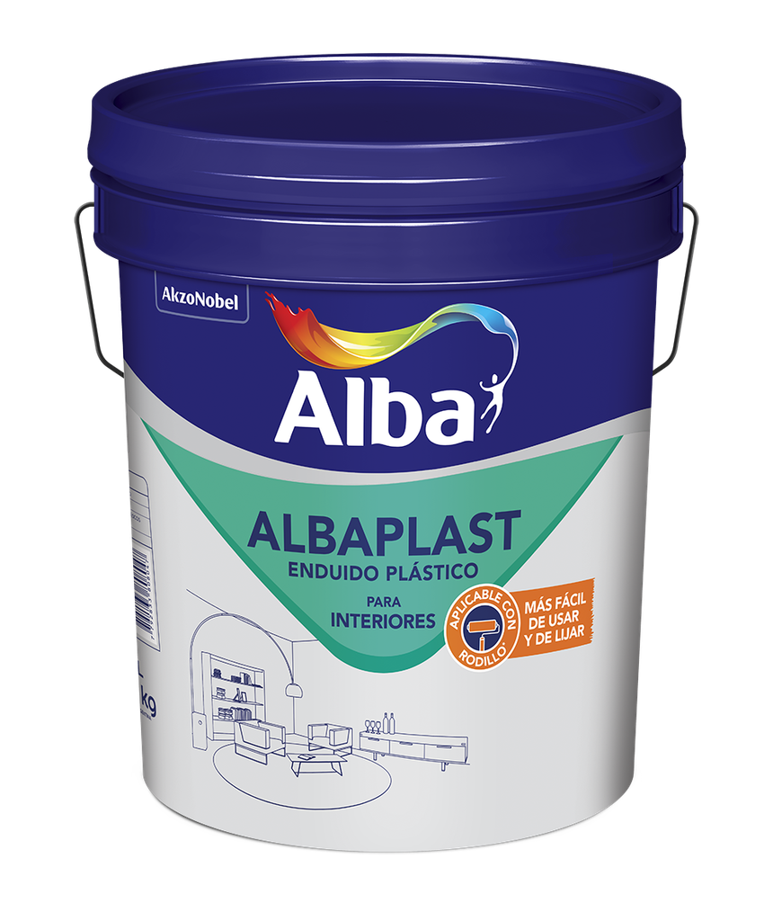 Enduido Albaplast x 10 lts./16.5 kgs.