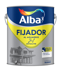 Fijador al aguarras 2 en 1 antisalitre Alba x 20 lts.