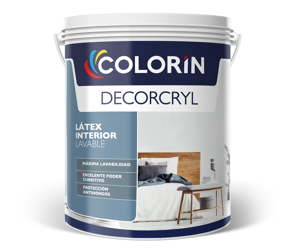Decorcryl Blanco Latex Interior Lavable Mate 4 Ltos.