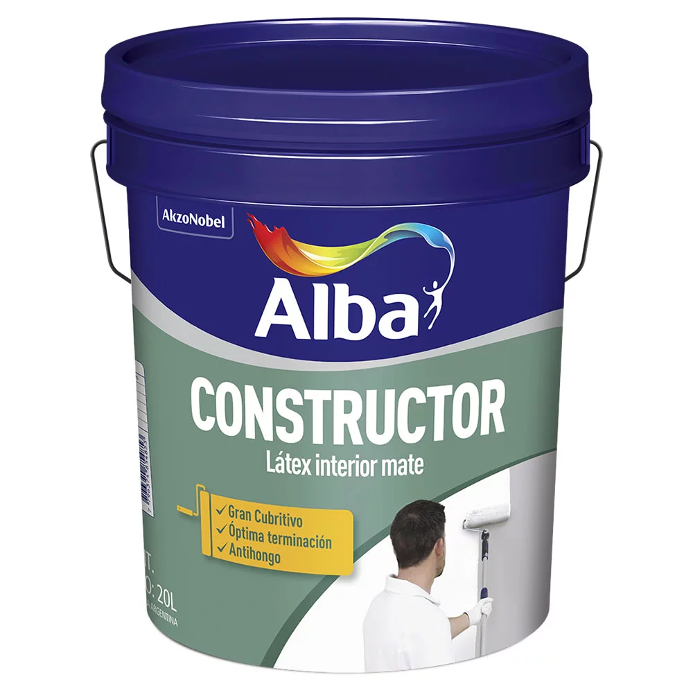 Constructor latex interior blanco x 10 lts.