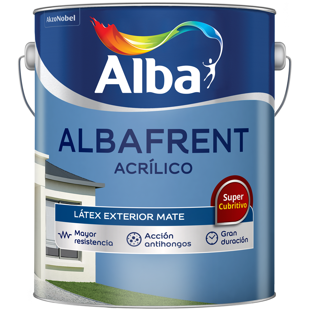 Albafrent latex ext. blanco x 4 lts.