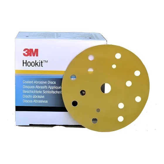 Disco abrojo grano 220 Hookit blue c/asp 6¨