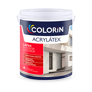 Acrylatex latex interior-exterior mate blanco x 10 lts.