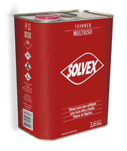 Hydra thinner Solvex multiuso x 3.6 lts.