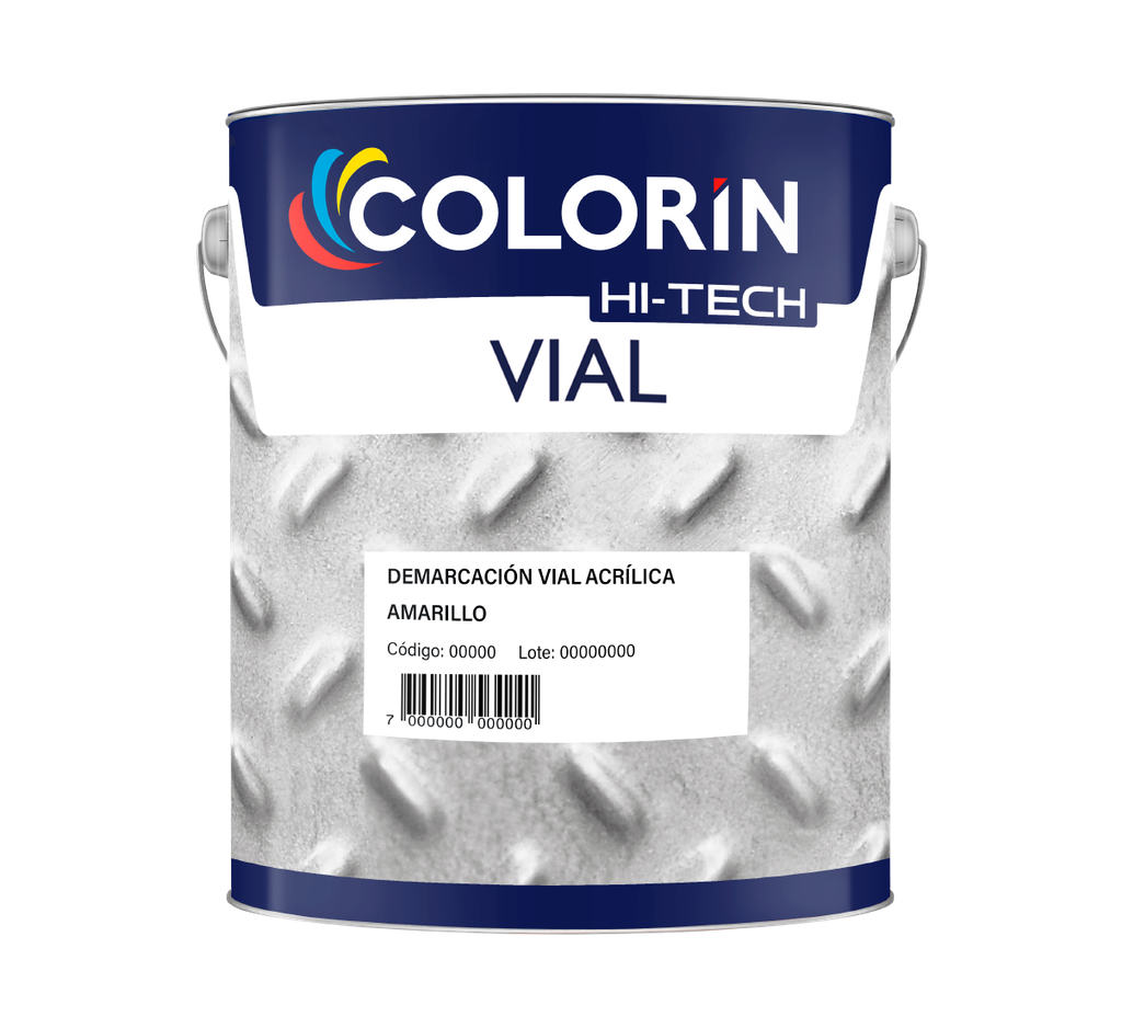 Colorin Demarcacion Vial Acrilica Hi Tech 4 Lts