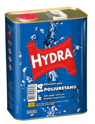 Hydra diluyente poliuretanico x 18 lts.
