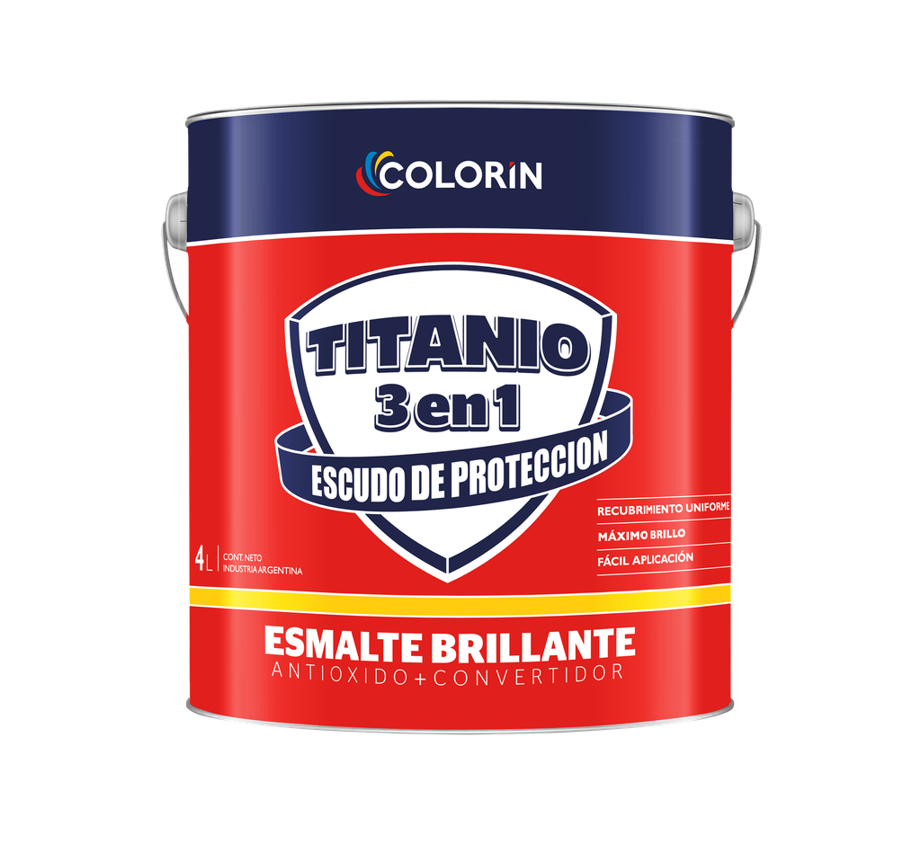 Titanio esmalte brillante x 4 lts.