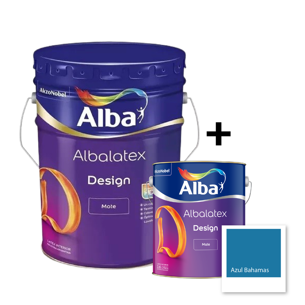 COMBO ALBA DESIGN BLANCO + AZUL BAHAMAS