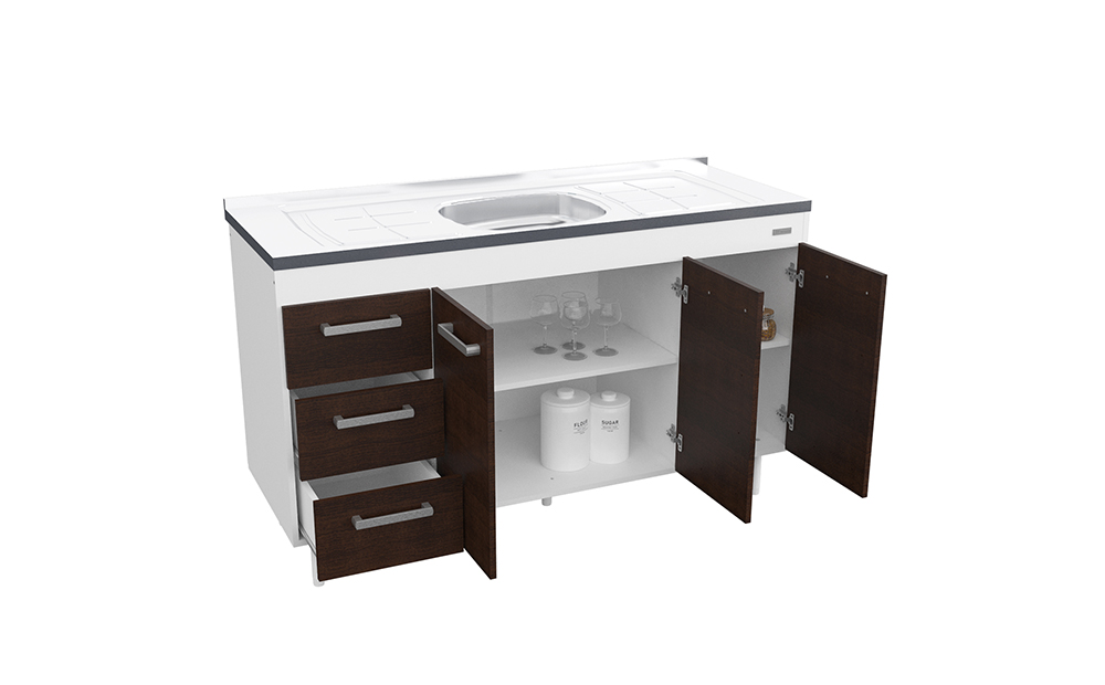 BAJO MESADA 1.40 EXPRESS SIN BACHA