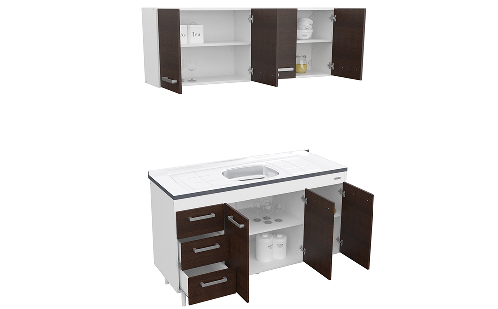 COMBO COCINA 1.40 EXPRESS S/ BACHA