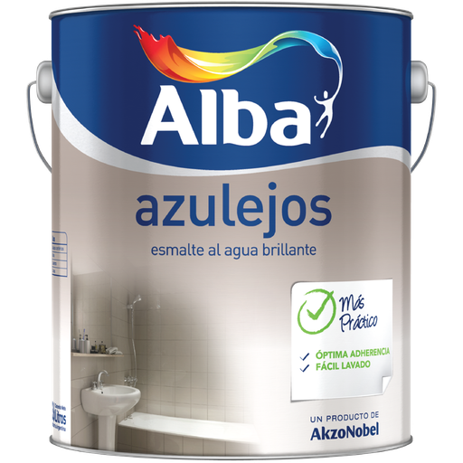 Esmalte azulejos Alba Blanco x 0.900 lt.