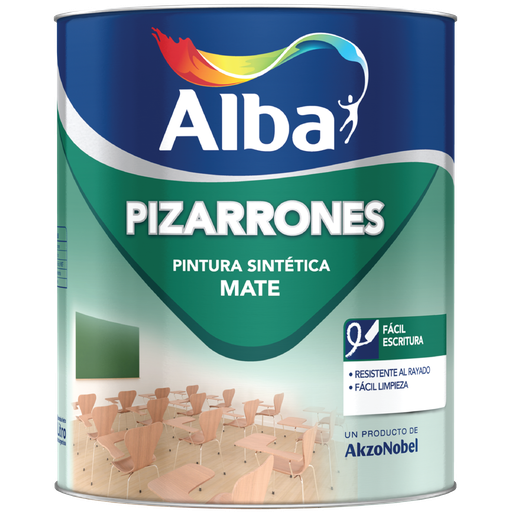 Alba pizarrones Negro x 0.500 lt.