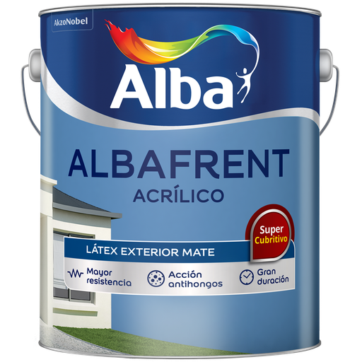 Albafrent latex ext. blanco x 4 lts.