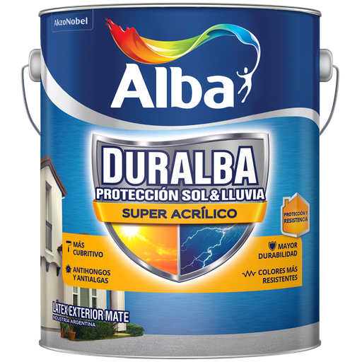 Duralba latex ext. Blanco x 10 lts.