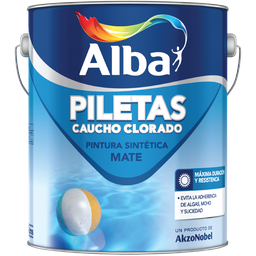 [1182008020] Pileta Alba caucho sintetico Celeste profundo x 20 lts.