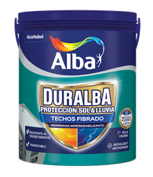 [1186001001] Duralba techos fibrado Blanco x 1 lt.