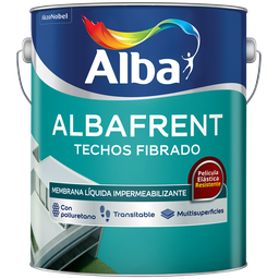 [1400914004] Albafrent techos Fibrado rojo x 4 lts.