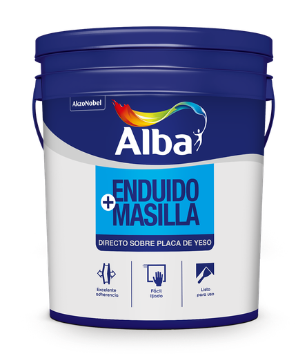 Alba enduido interior+masilla standard x 4 lts./6.6 kgs.