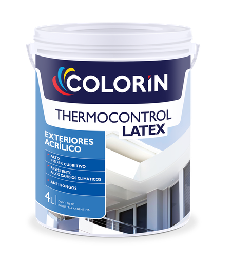 Thermocontrol latex exterior Blanco x 4 lts.