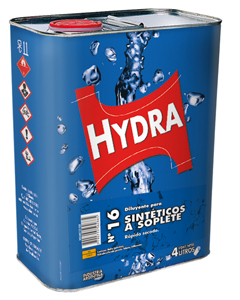 Hydra diluyente sintetico a soplete 16 x 4 lts.