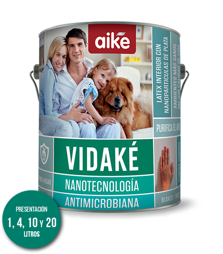 Vidake Latex Interior mate Blanco 4 Lts.