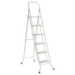 [38408000006] Escalera metalica tipo brasilera 6 escalones 1.85 mts.