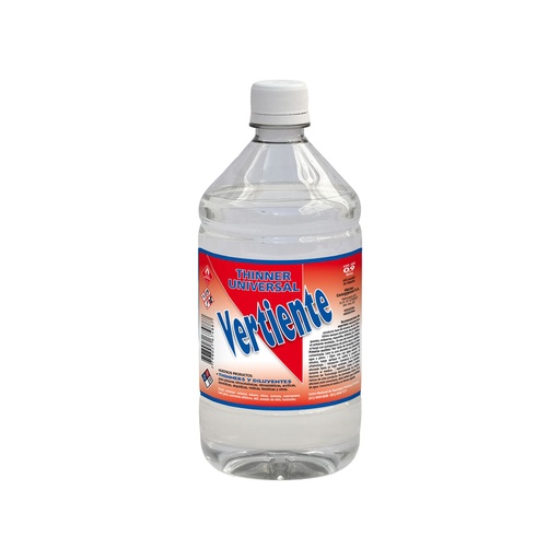 Vertiente thinner universal Envase Plástico x 0.9 lt. 