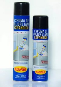 Kuwait espuma de poliuretano x 300 ml.