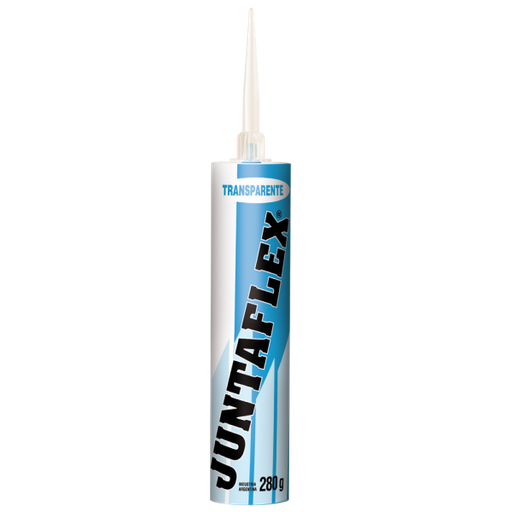 Junta Flex sellador silicona transparente x 280 grs. 