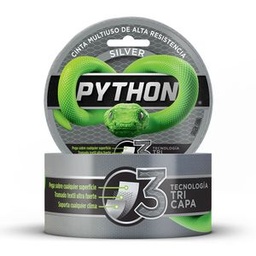 [73999015001] PYTHON cinta alta resistencia negra x 9 mts.