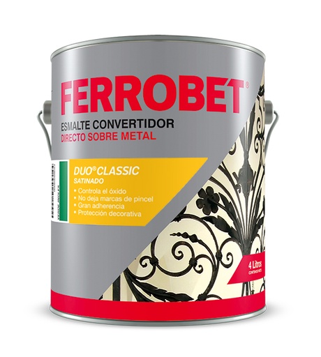 Ferrobet Duo satinado x 4 lts.