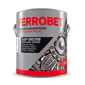 [74599117001] Ferrobet Duo martillado Gris p/pincel x 1 lt.