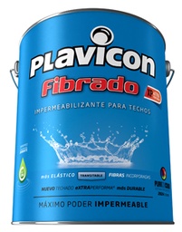 Plavicon techos Fibrado ROJOx 10 kgs.