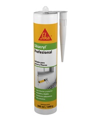 [80200001012] Sikacryl  sellador Blanco cart. x 280 ml.