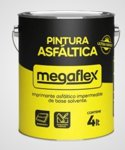 Megaflex pintura asfaltica x 4 lts.