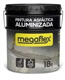 [96200017020] Megaflex pintura asfaltica aluminizada x 18 lts.