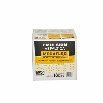 Megaflex emulsion asfaltica caja x 18 kgs.