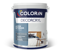 [17181001001] Decorcryl Blanco Latex Interior Lavable Mate 1 Lto.