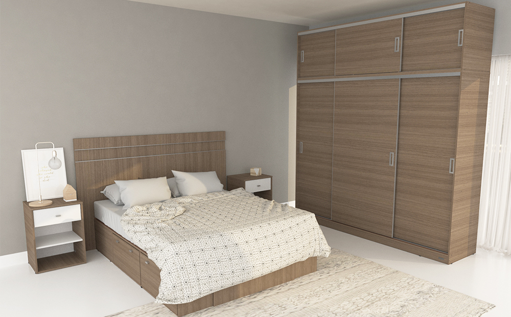 COMBO PLACARD + BAULERA DAKAR 2P CORR 1.40 MTS